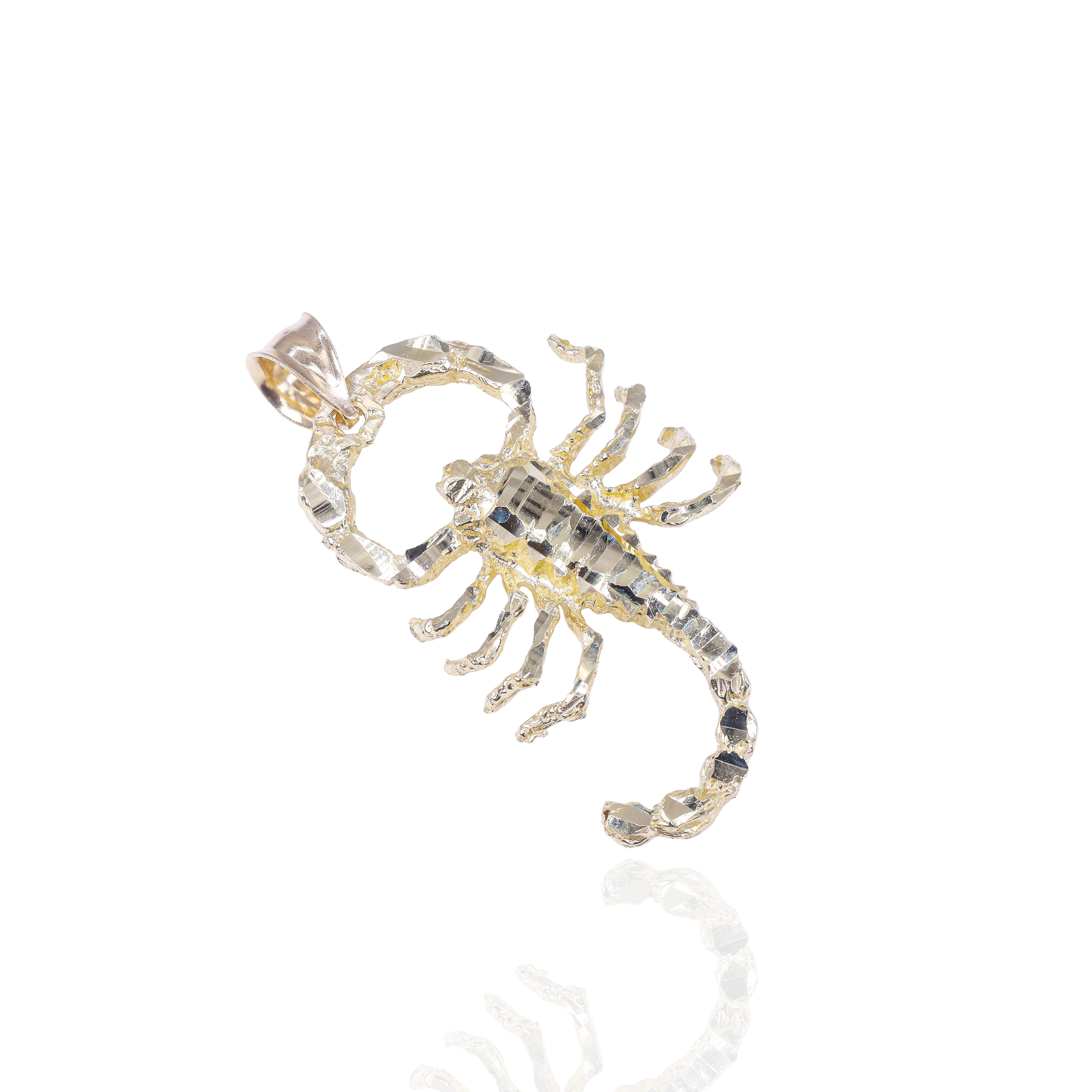 Solid Gold Scorpion Pendant