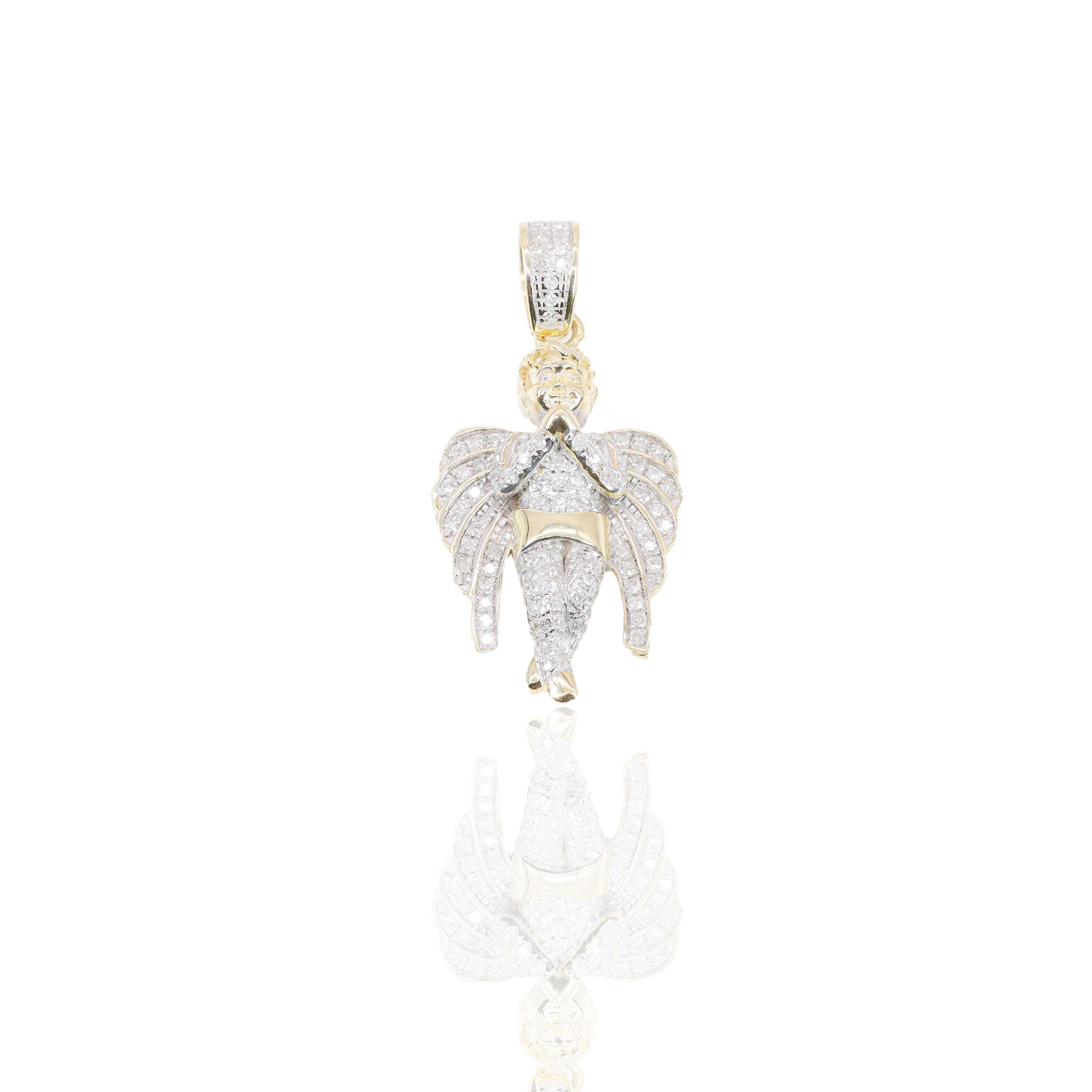 Diamond Baby Angel Pendant