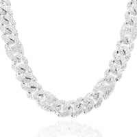 16mm Miami Cuban Link Diamond Chain