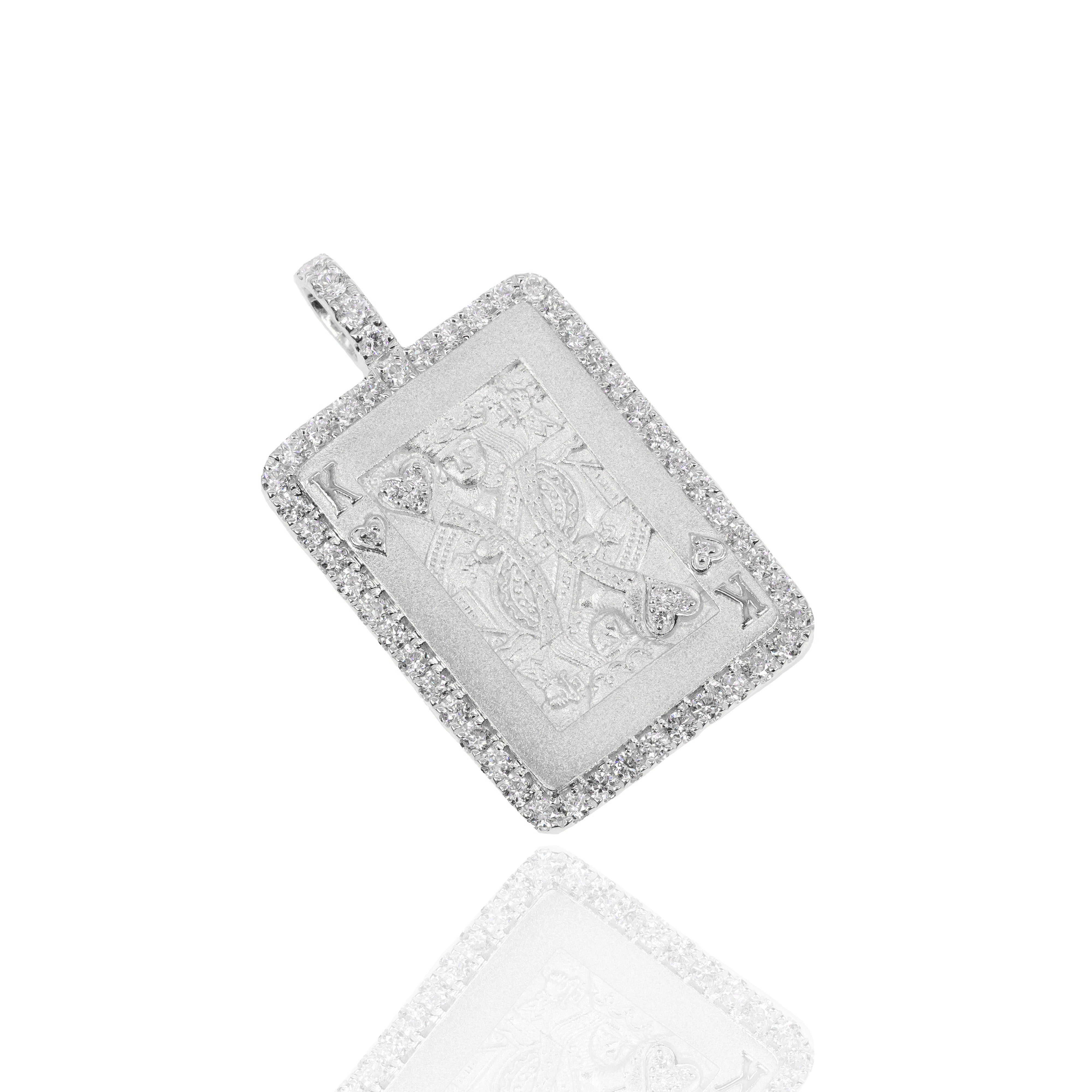 King of Diamonds Diamond Pendant