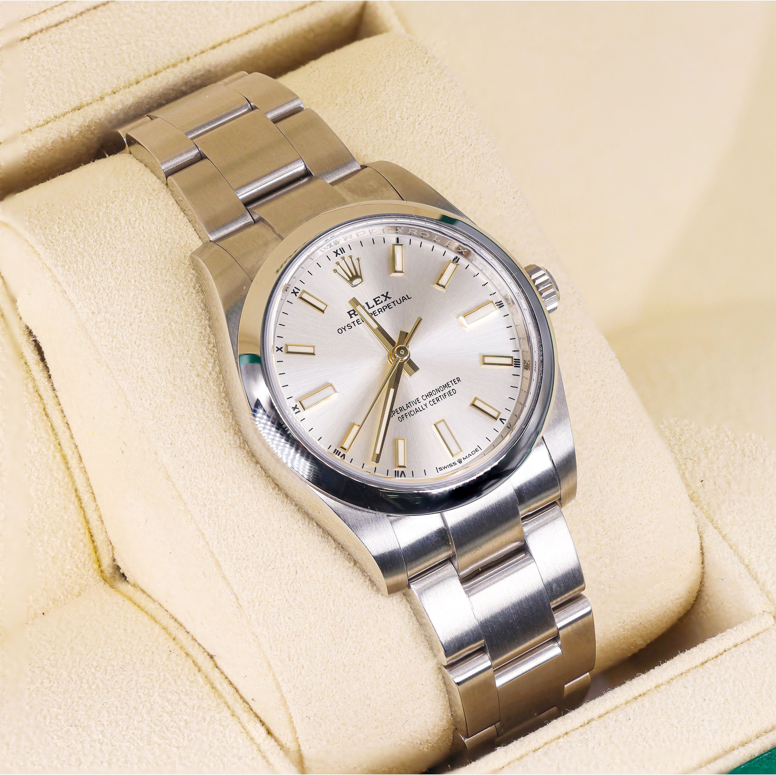Rolex 124200 Oyster Perpetual 34mm Silver Dial